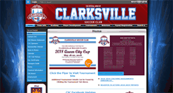 Desktop Screenshot of clarksvillesoccerclub.com